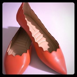 Adrienne Vittadini (Fox) Woman Coral Flat Shoes